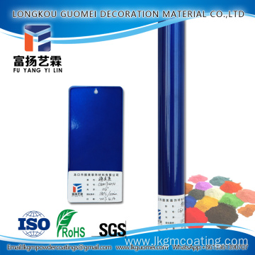 luminous bright candy blue spray paint powder coating